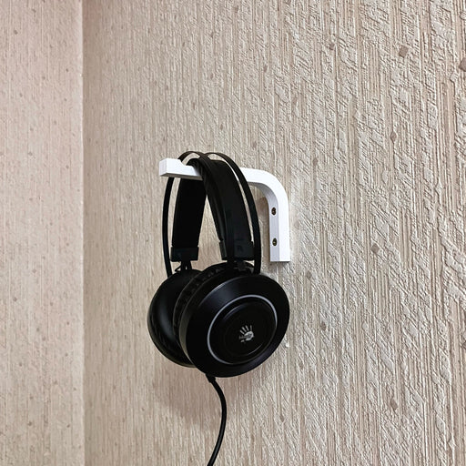 Wall Headphone Hook Holder | White 6"x4" - Image 2