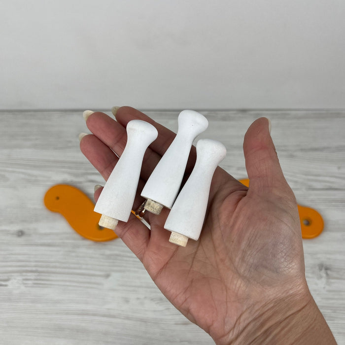 Wall Rack Snake with 3 Hooks | Orange Color - Image 4