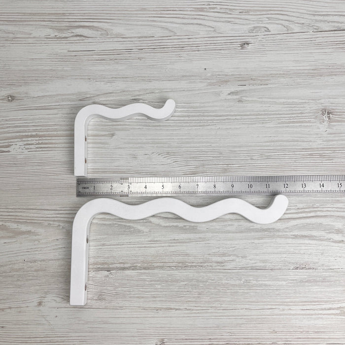 White Baby Holder Hook 12" - Image 5