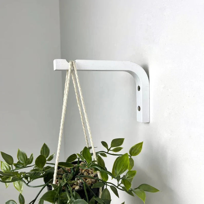 Candle Lantern Hanging Hook for Wall | White 6" - Image 3