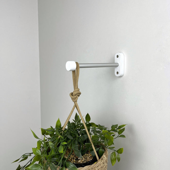 White Wall Plant Hanger Hook for Indoor| 6" 8" 10" - Image 1