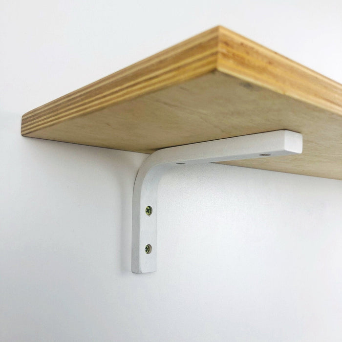 White Wood Shelf Brackets | 6"x4" - Image 1