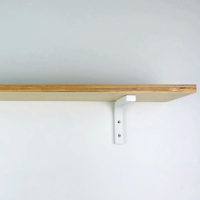 White Wood Shelf Brackets | 6"x4" - Image 3