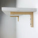 Wood Angle Brackets for Shelves | Unfinished 6"x4" - Image 1