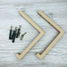 Wood Shelf L Brackets with Lip | Unfinished - Image 8