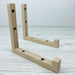 Wood Shelf L Brackets with Lip | Unfinished - Image 7