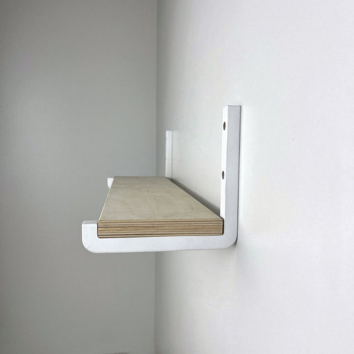 Wood Support L Shelf Brackets | White - Image 2