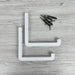 Wood Support L Shelf Brackets | White - Image 4
