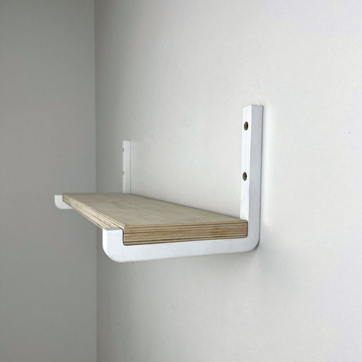 Wood Support L Shelf Brackets | White - Image 1