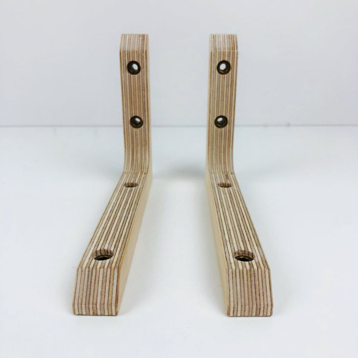 Wood Wall Mounted Shelf Brackets | Unfinished 6"x4" - Image 5