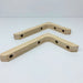 Wood Wall Mounted Shelf Brackets | Unfinished 6"x4" - Image 4