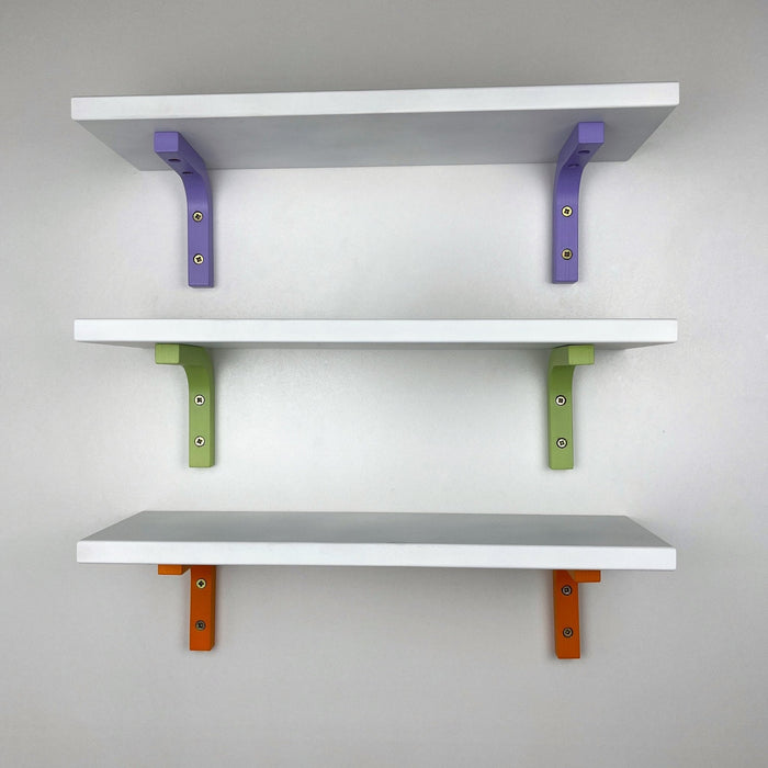 Wooden Colorful Shelf Brackets | 4x4 Inch - Image 4