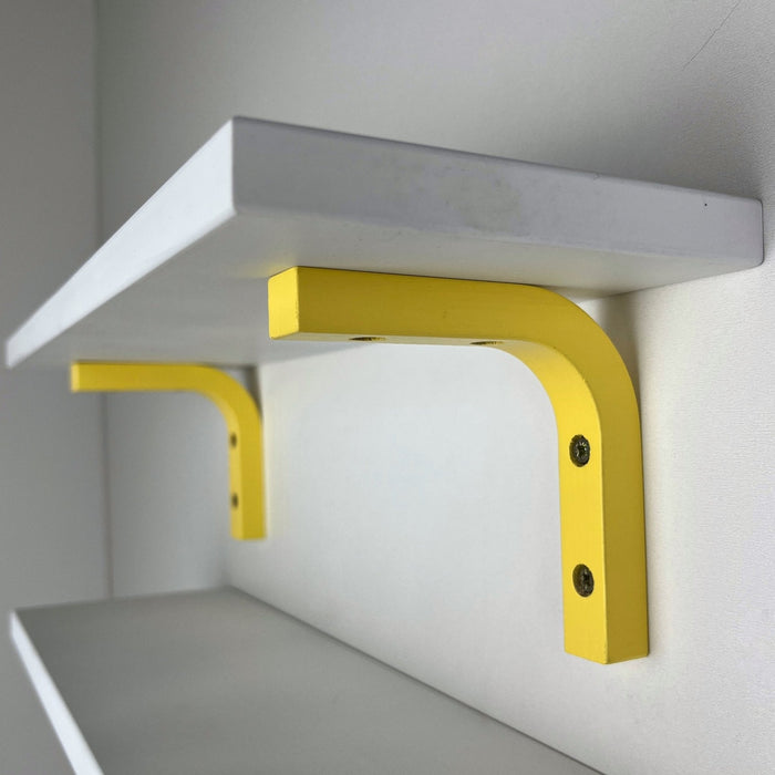 Wooden Colorful Shelf Brackets | 4x4 Inch - Image 7