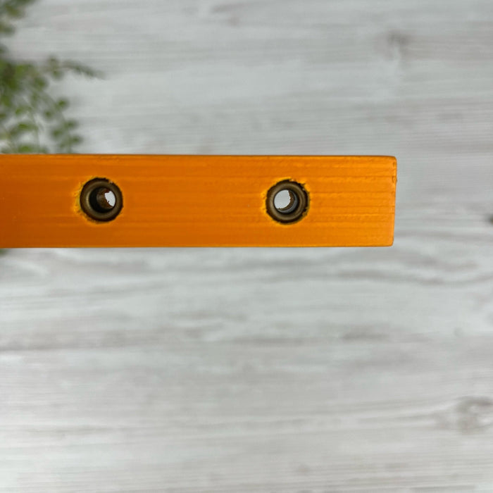 Wooden Indoor Plant Holder Hook | Orange 6"x4" - Image 5