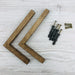 Wooden Shelf Support Brackets | Walnut 6"x4" - Image 8