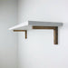 Wooden Shelf Support Brackets | Walnut 6"x4" - Image 2