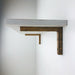Wooden Shelf Support Brackets | Walnut 6"x4" - Image 1
