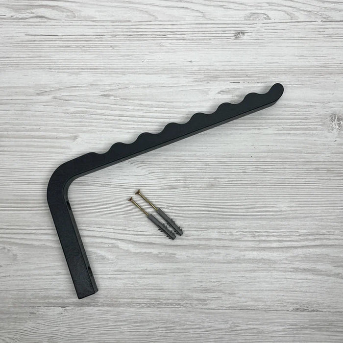 Wall Mount Clothing Rack Hook | Black - Image 3