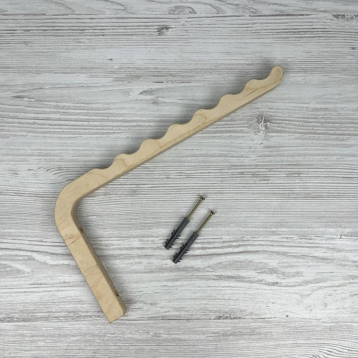 Wooden Wall Hanger for Clothes | Natural Color - Image 4