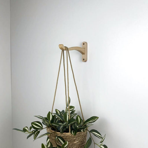Wooden Wall Hook for Hanging Plants | Natural Color - Image 2