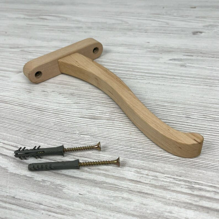 Wooden Wall Hook for Hanging Plants | Natural Color - Image 4