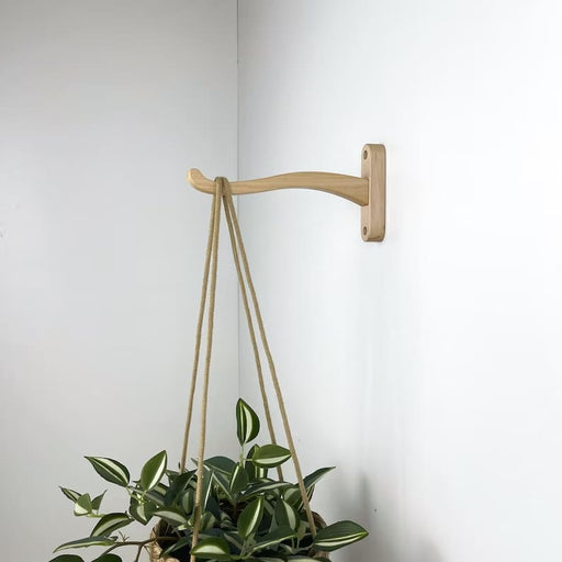 Wooden Wall Hook for Hanging Plants | Natural Color - Image 1
