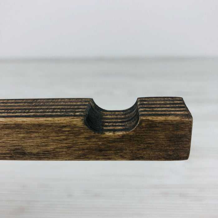 Wooden Wall Hook for Hanging Plants | Walnut 6"x4" - Image 5