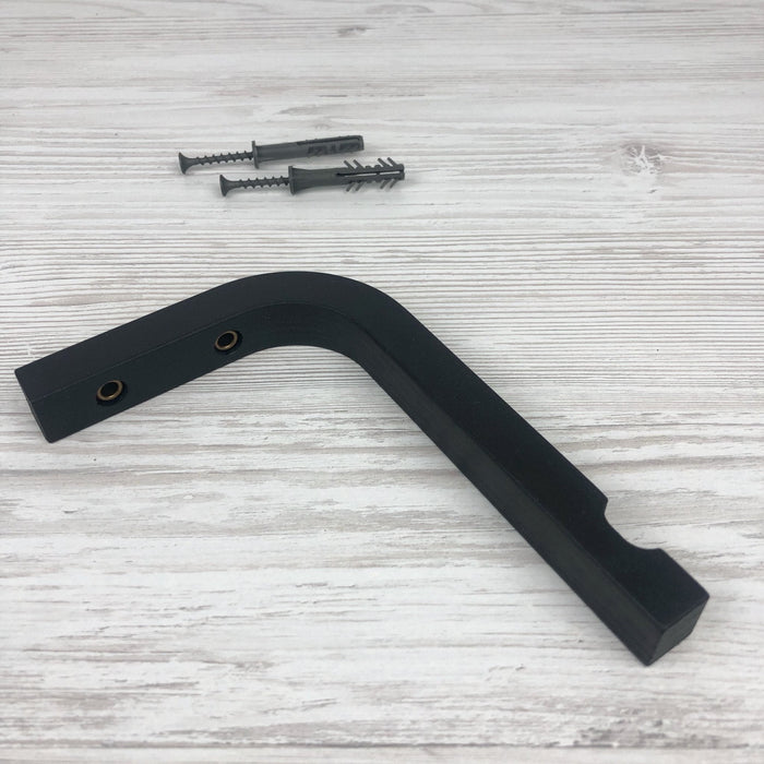 Wooden Wall Plant Hook Bracket | Black 6"x4" - Image 6