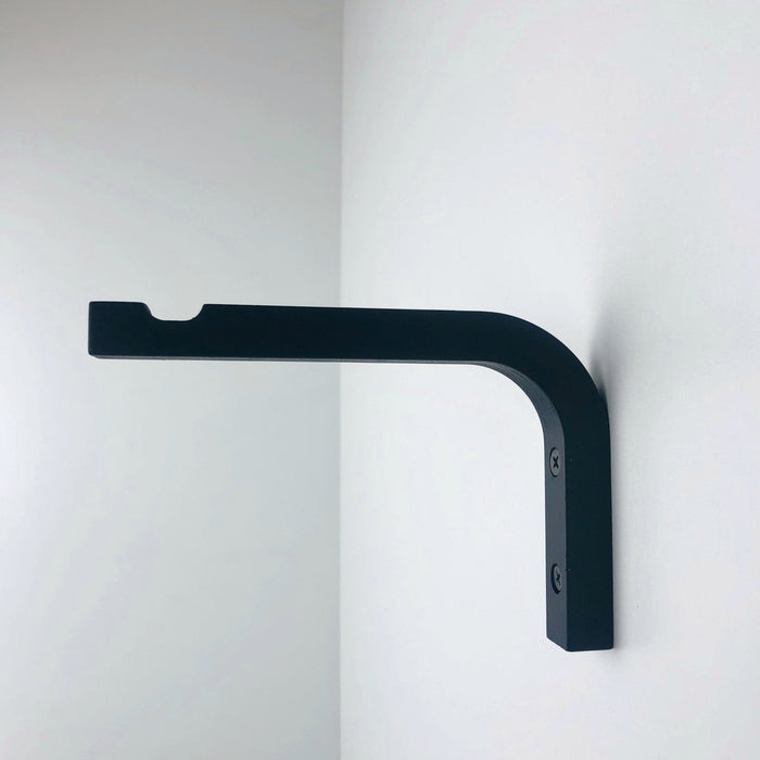 Wooden Wall Plant Hook Bracket | Black 6"x4" - Image 2
