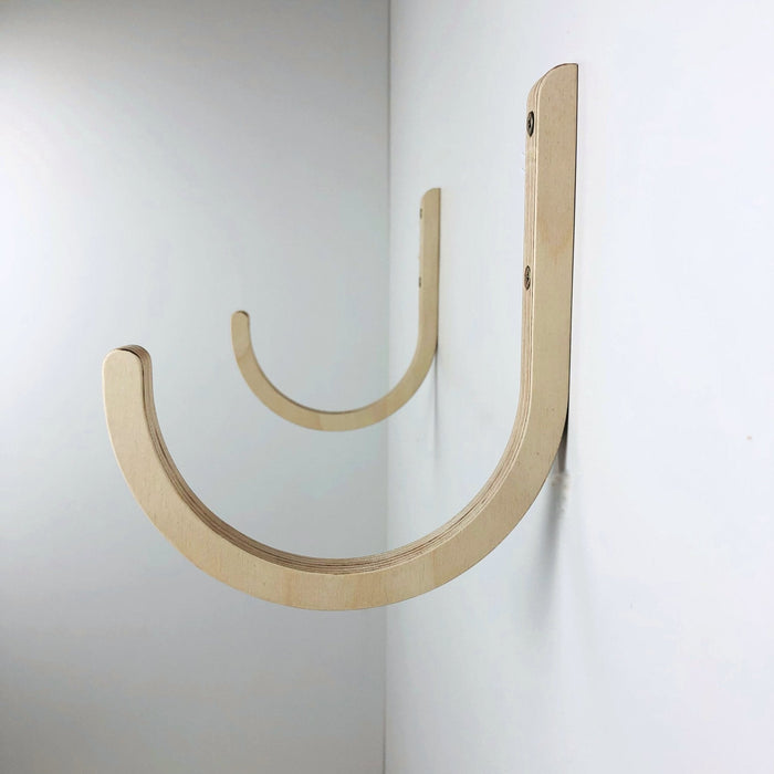 Wooden Yoga Mat Hanger Rack for Wall | Natural - Image 5