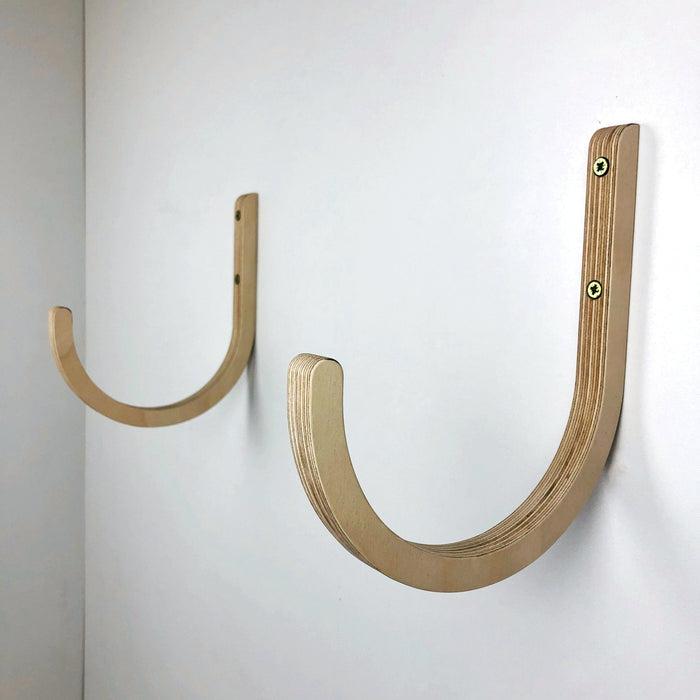 Wooden Yoga Mat Hanger Rack for Wall | Natural - Image 4