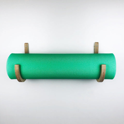 Wooden Yoga Mat Hanger Rack for Wall | Natural - Image 2