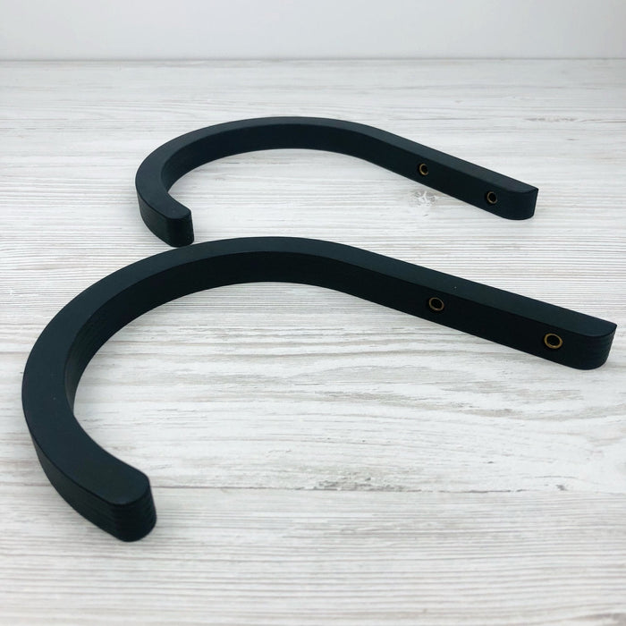 Wooden Yoga Mat Holder for Wall | Black - Image 5