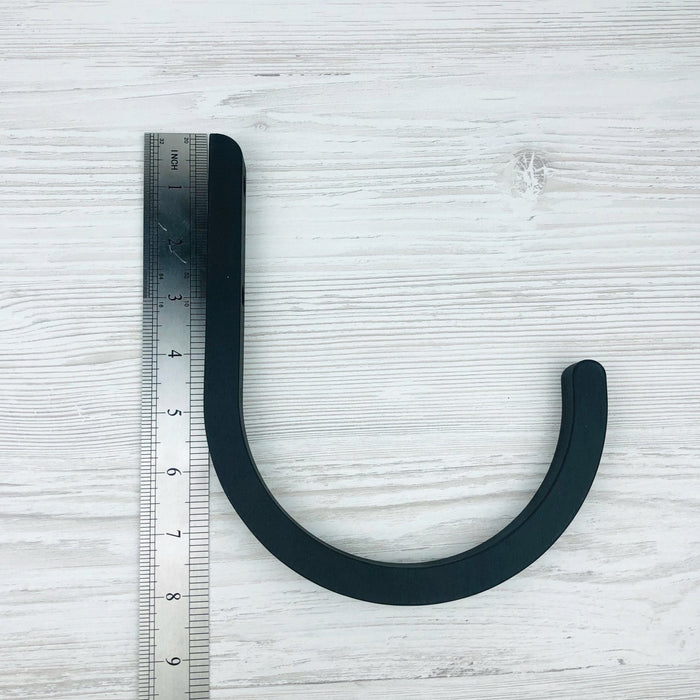 Wooden Yoga Mat Holder for Wall | Black - Image 7