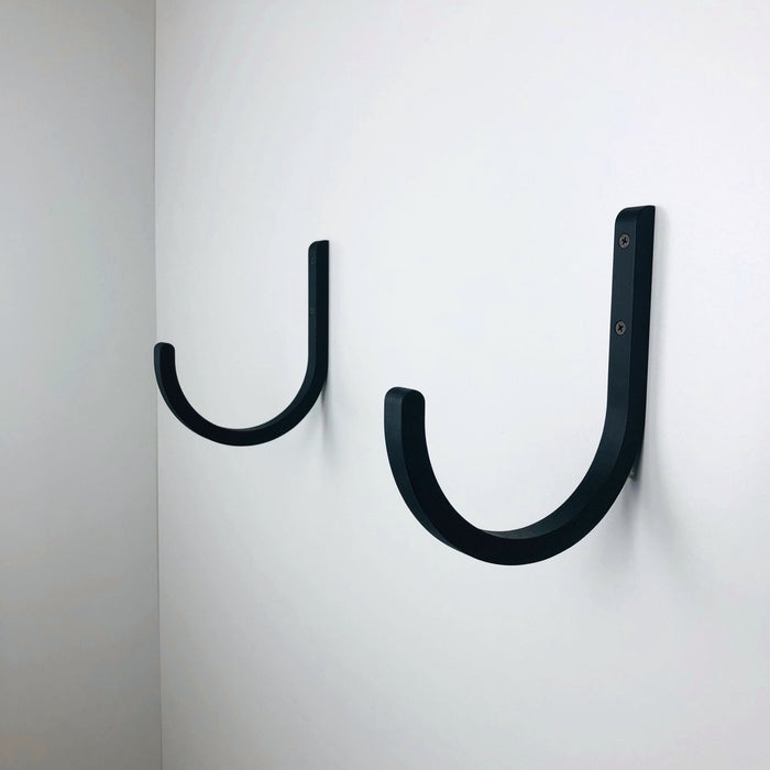 Wooden Yoga Mat Holder for Wall | Black - Image 3