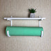 Yoga Mat Wall Holder with Shelf | White - Image 1
