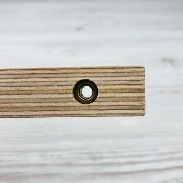 Yoga Mat Wood Wall Organizer with Shelf | Natural - Image 8