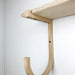 Yoga Mat Wood Wall Organizer with Shelf | Natural - Image 5