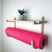 Yoga Mat Wood Wall Organizer with Shelf | Natural - Image 2
